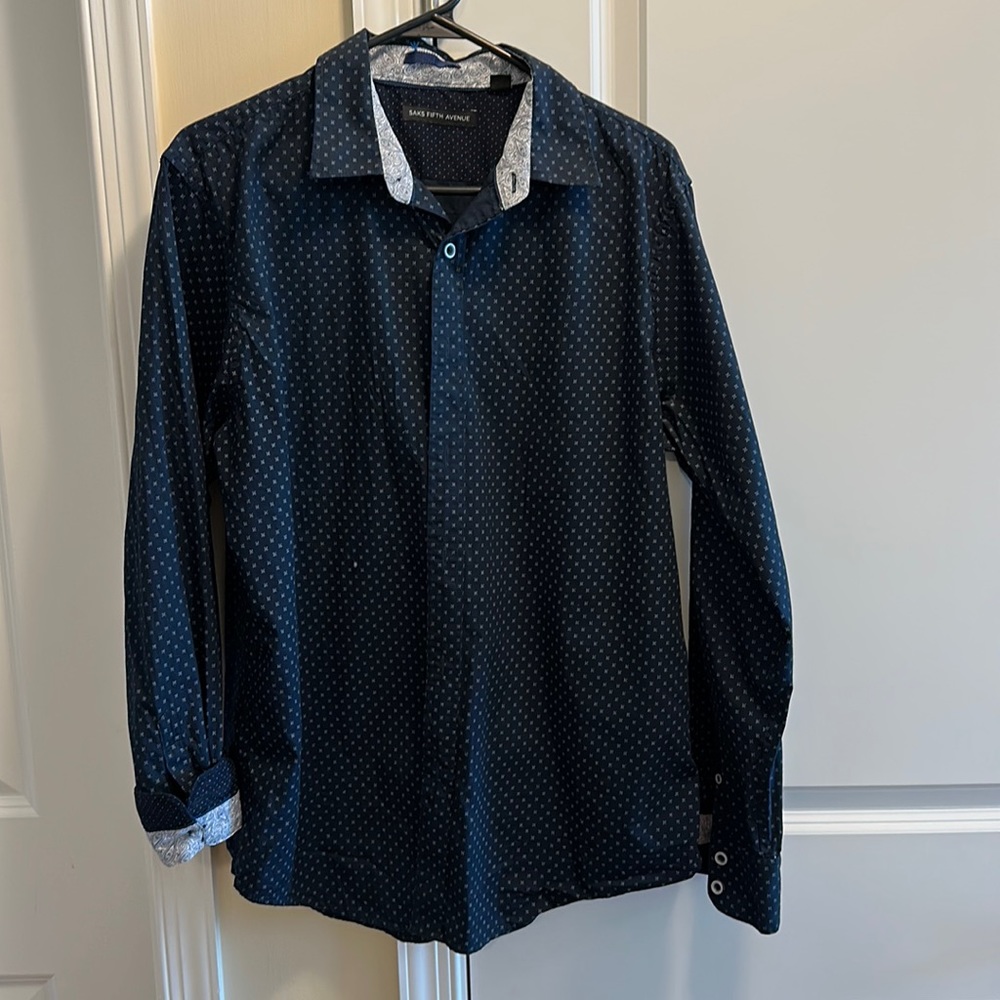 Men’s dress up shirt Saks Fifth Avenue